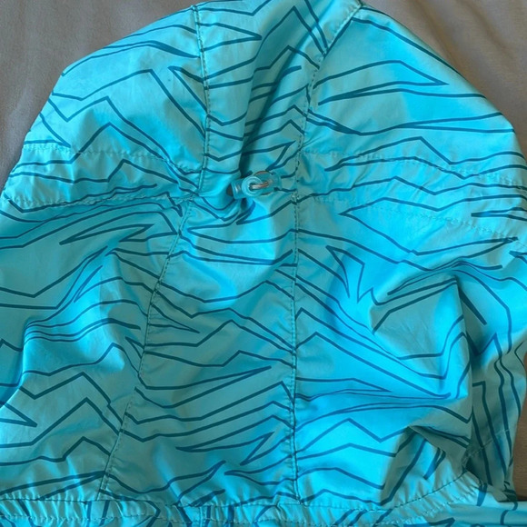 Avalanche outdoors weather sheld running rain and wind jacket aqua blue sz small - Picture 7 of 10